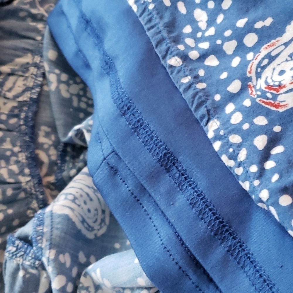 DR2 Blue Paisley Sleeveless Dress - Picture 4 of 7